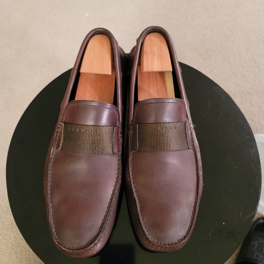 PRADA BROWN DRIVING LOAFER PRADA 12 US 13 250.00